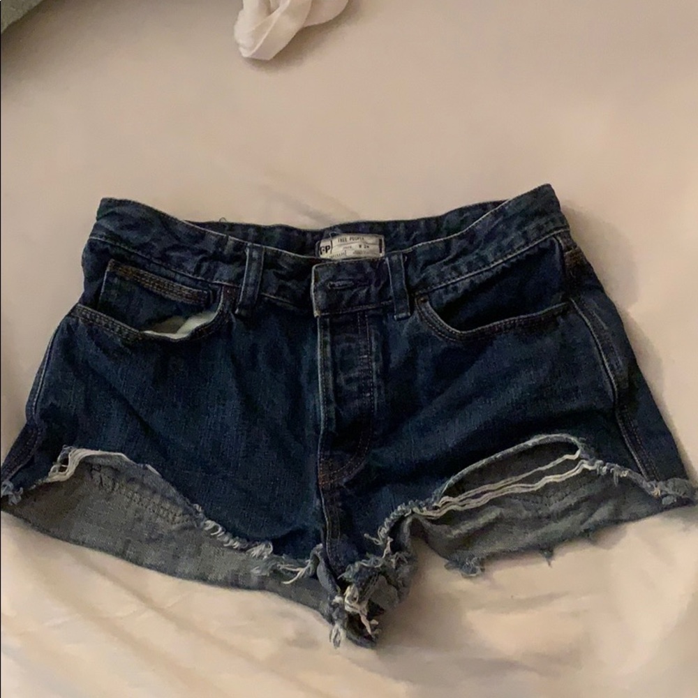 Free people jean shorts 28